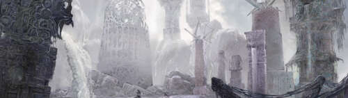 Детектив стоїть серед занепалих, моторошних руїн під зловісним небом, і на нього...