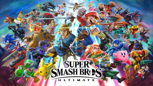 Маріо з гри Super Smash Bros. Ultimate у бойовій стійці. 8K