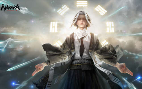 Маг, один із персонажів гри Naraka: Bladepoint, виконує магічне заклинання, яке супроводжується... 7680x4800