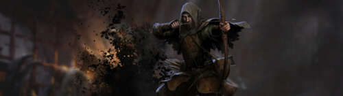 Воїн у стилі темного фентезі досліджує напівтемний кам’яний коридор підземелля, натхненний...