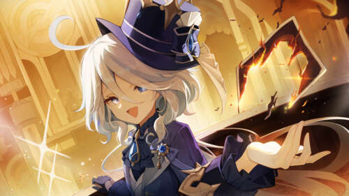 Чудовий портрет Фуріни з гри Genshin Impact. 8K