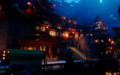 Чудово опрацьований персонаж, виконаний у стилі ілюстрацій гри Genshin Impact, з... 7680x4800