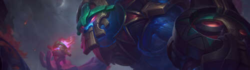 Маокай, могутній дерев’яний монстр із гри League of Legends, стоїть серед стародавнього...