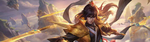 Талон із гри League of Legends позує зі своїми фірмовими клинками в атмосфері, сповненій...