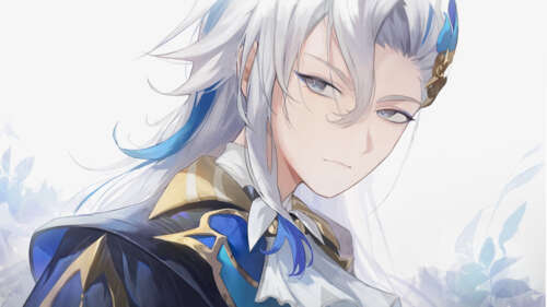 Яскраве та якісне зображення Нейвілетта з Genshin Impact, на якому підкреслено його...