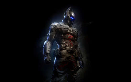 Портрет Джейсона Тодда, відомого як Аркхемський лицар, на якому зображено його пронизливі,... 7680x4800