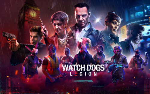 Персонаж із гри Watch Dogs: Legion, одягнений у футуристичний одяг у стилі «техно»,... 7680x4800