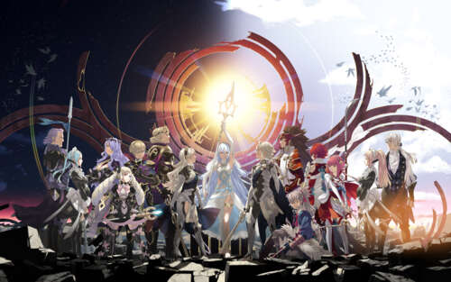 Азура та Коррін з відеогри Fire Emblem Fates стоять поруч. 7680x4800