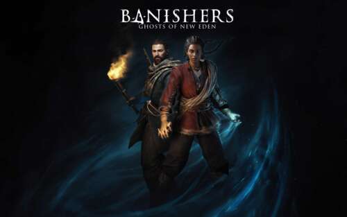 Персонажі Ред і Антея з гри Banishers: Ghosts Of New Eden стоять у туманному, надприродному... 7680x4800