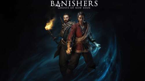 Персонажі Ред і Антея з гри Banishers: Ghosts Of New Eden стоять у туманному, надприродному... 8K