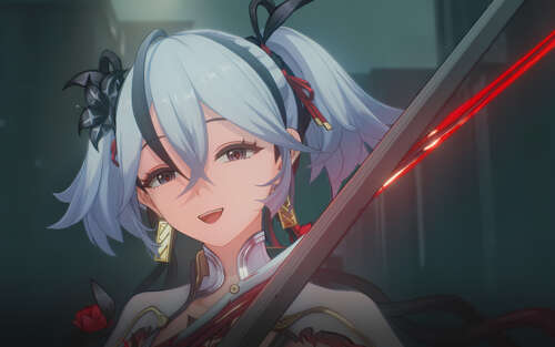 Детальний образ персонажа Камелії з відеогри Wuthering Waves. 7680x4800