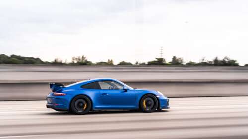 Високопродуктивний спортивний автомобіль Porsche GT3 RS з агресивним аеродинамічним... 8K