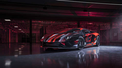 Елегантний, надпотужний суперкар Lamborghini Aventador S, що вирізняється агресивним... 8K