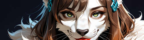 Детальний портрет антропоморфної самки леопарда на ім’я Зінкс: у неї довге каштанове...