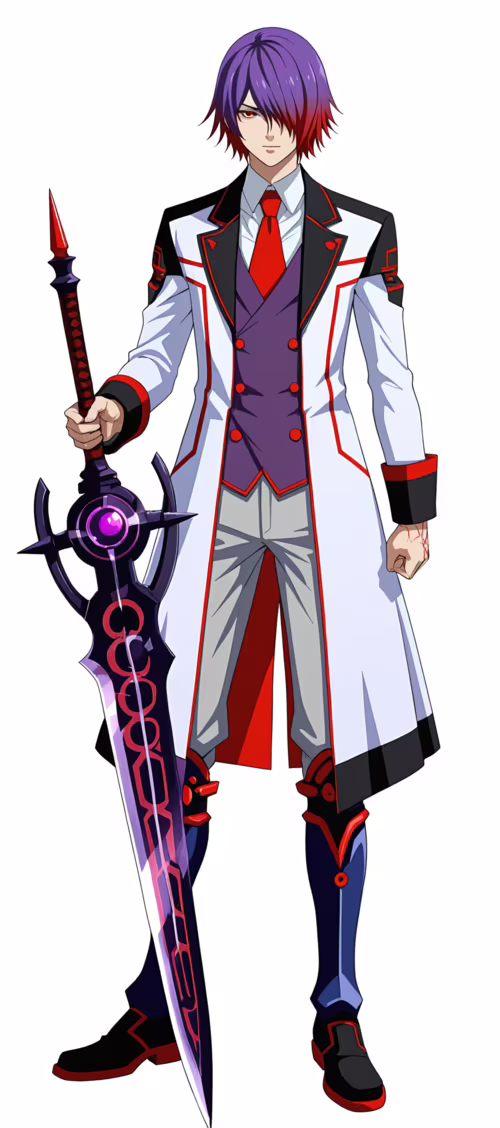 Зображення персонажа відеогри Макберна з серії «Trails of Cold Steel» в повний зріст.... Oppo A16