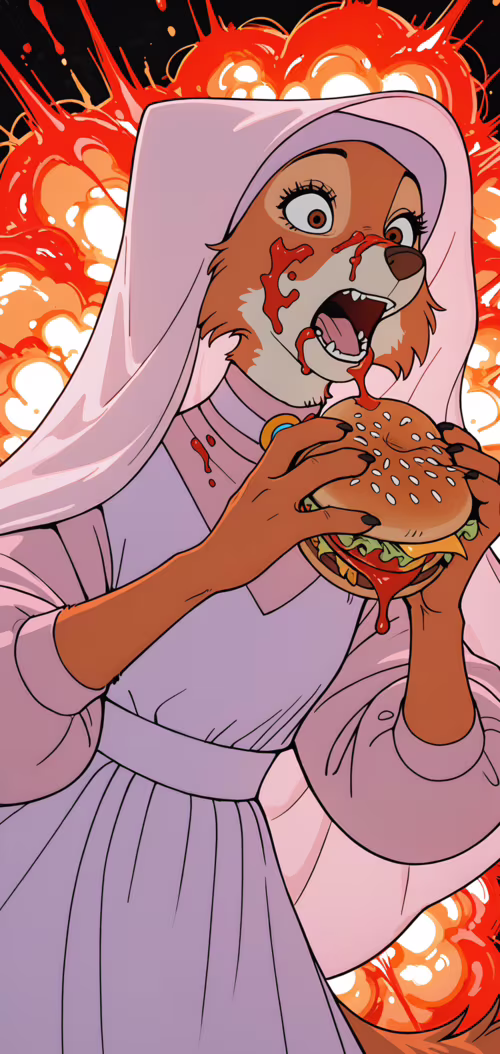 На ілюстрації зображено Мейд Маріан, лисицю з мультфільму «Робін Гуд» від Disney,... Nokia 7 dot 2