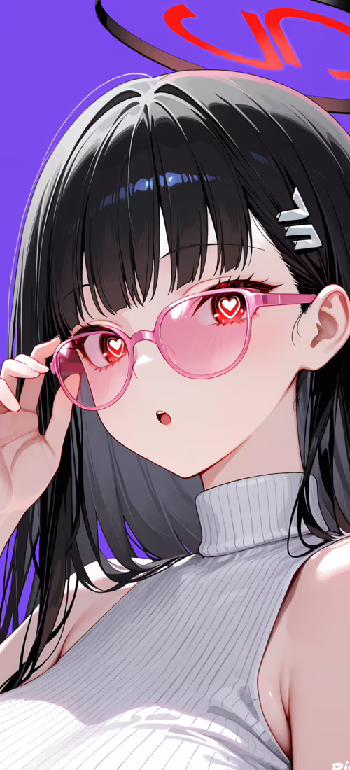 Аніме-персонаж, дівчина з довгим чорним волоссям, яку ідентифікували як Ріо Цукацукі... OnePlus 12R