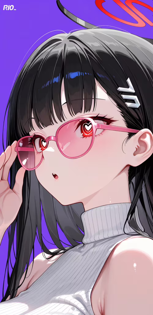 Аніме-персонаж, дівчина з довгим чорним волоссям, яку ідентифікували як Ріо Цукацукі...