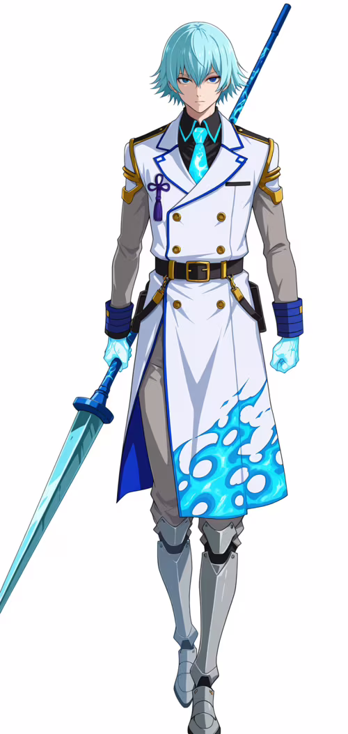 Зображення в повний зріст персонажа Сей з гри BlazBlue Alternative: Dark War: молодий... Nokia 7 dot 2