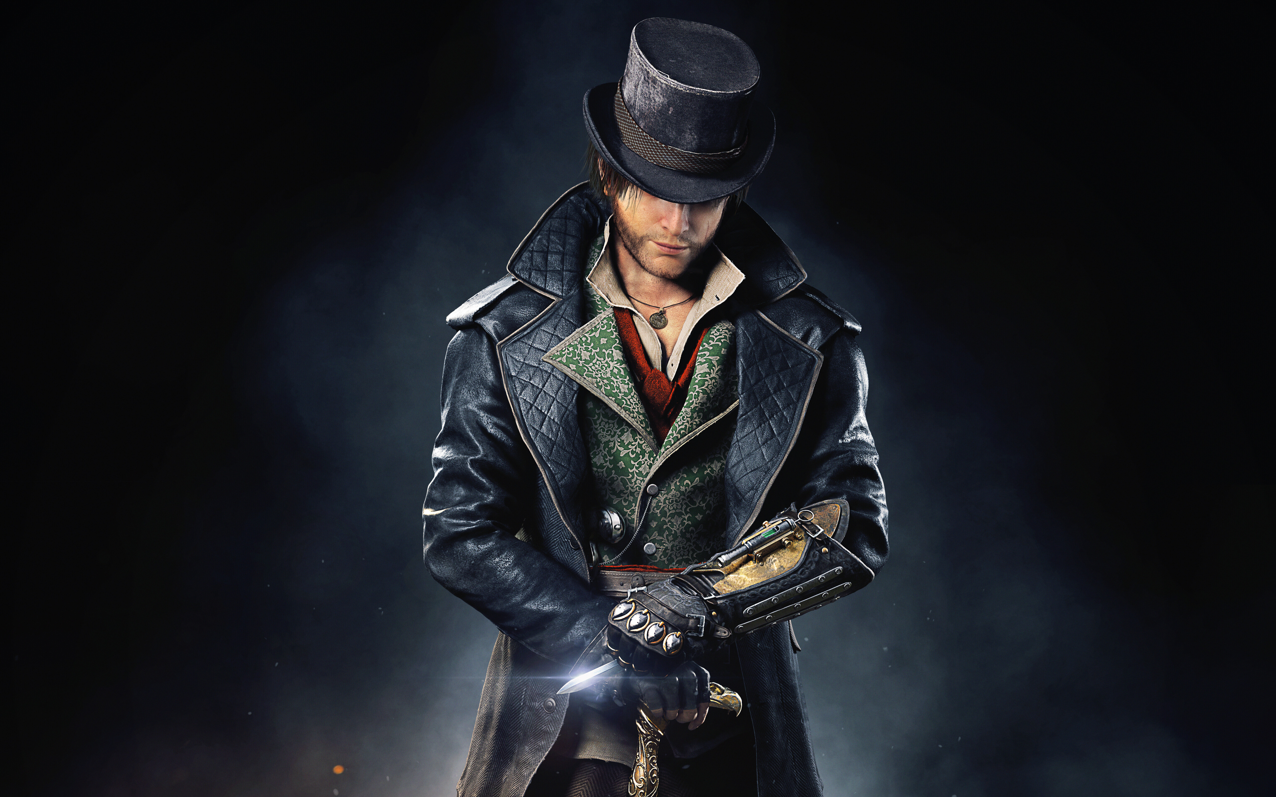 Крупний план Джейкоба Фрая, персонажа з відеогри Assassin’s Creed Syndicate.